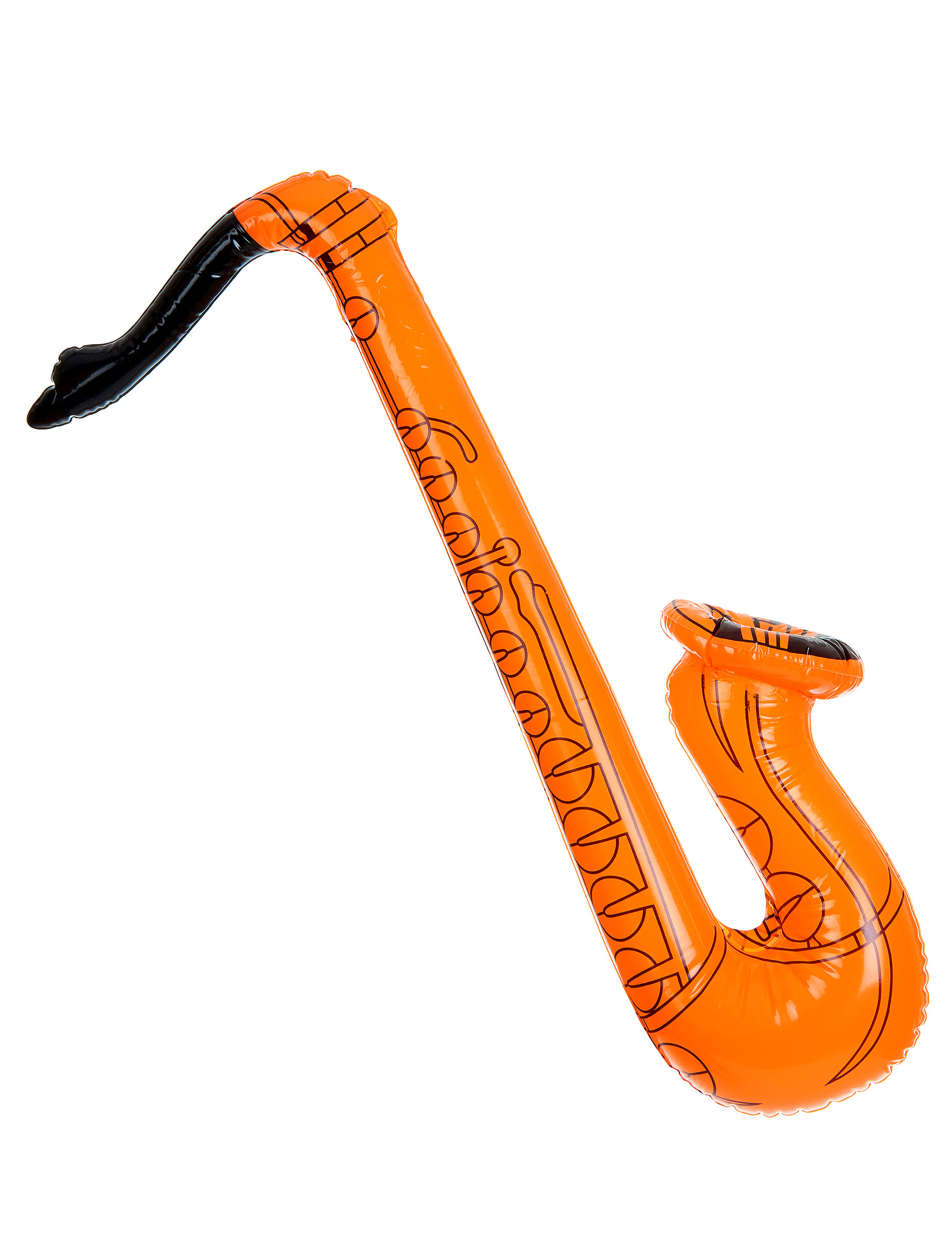 Saxophone gonflable orange adulte